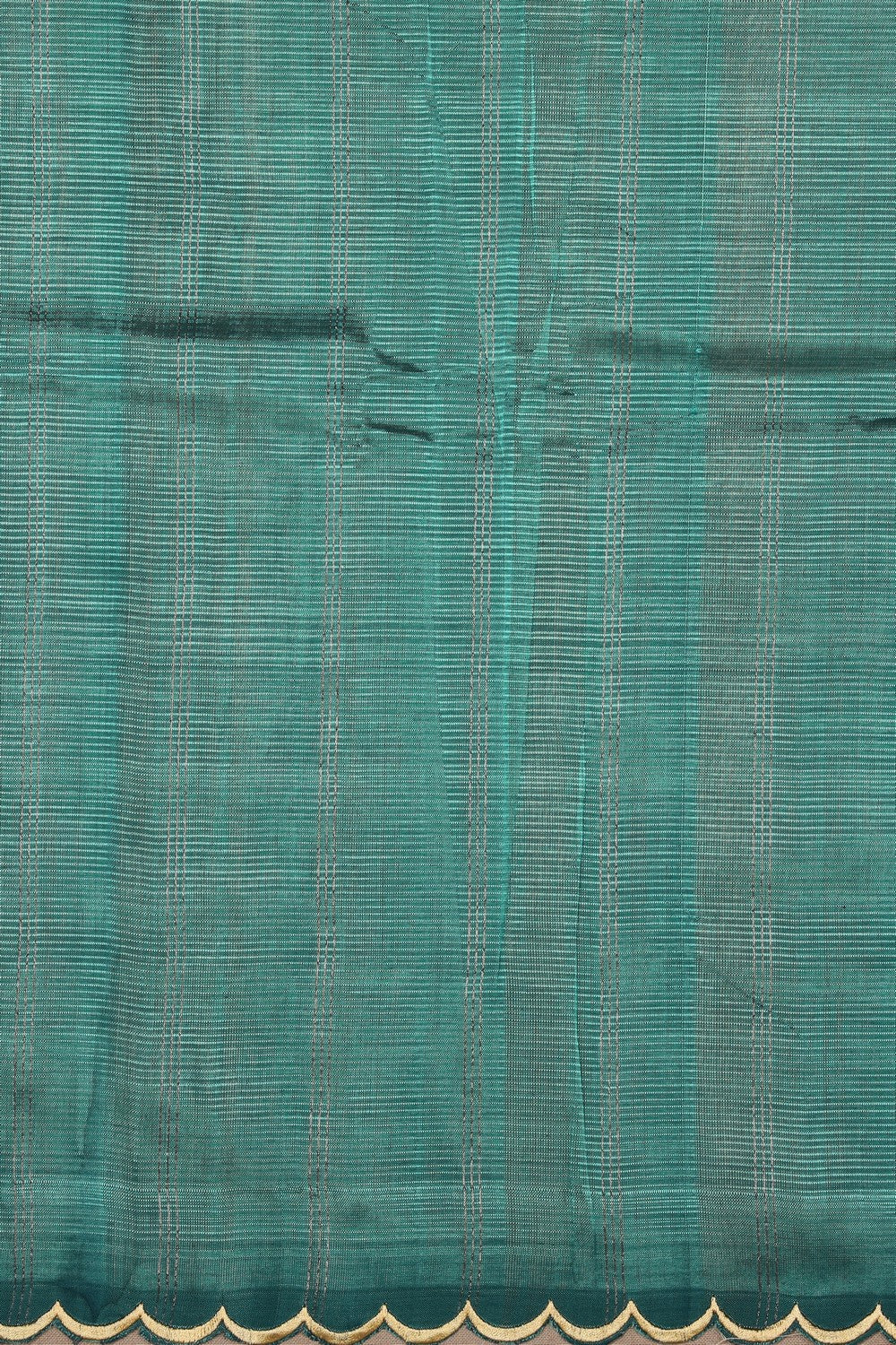 Image of Mangalgiri Silk Teal Green Saree